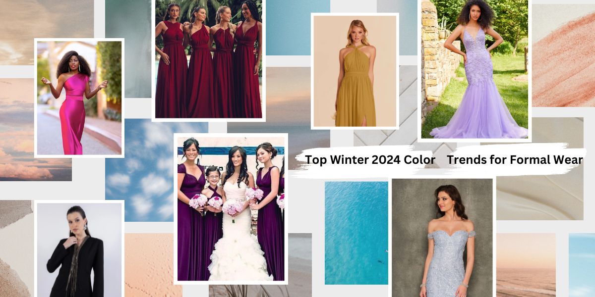 Top Winter 2024 Color Trends for Formal Wear